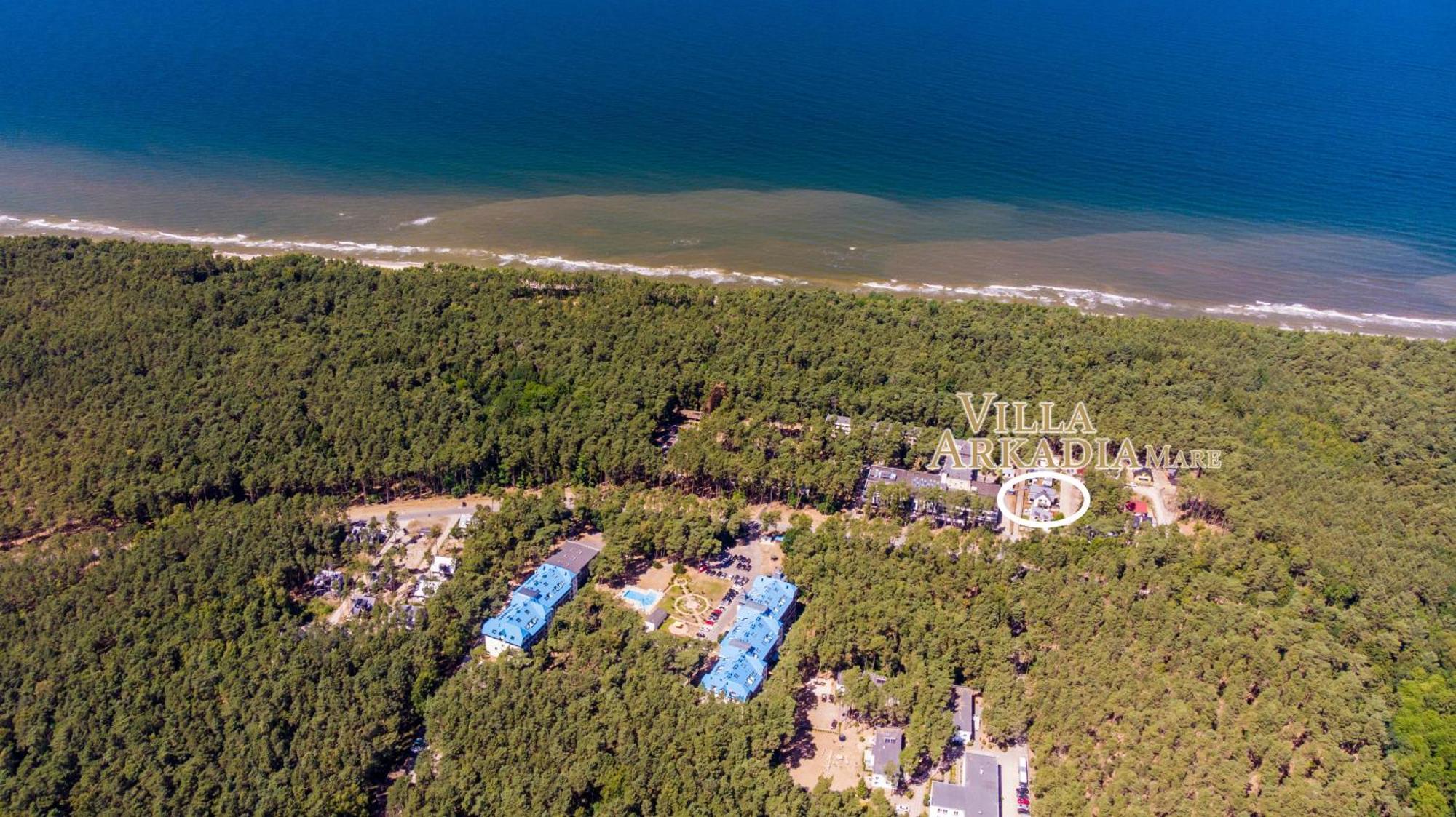 Villa Arkadia Mare Łukęcin Exteriér fotografie